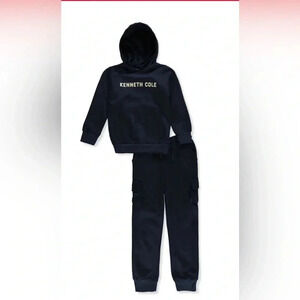 KENNETH COLE
BOYS' 2-PIECE JOGGER SET OUTFIT size 2 NEW dark blue color